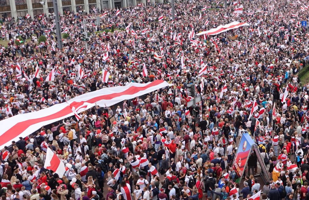 Belarus people against Alexander Lukashenko